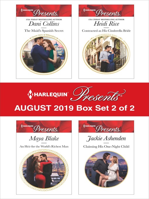 Title details for Harlequin Presents, August 2019, Box Set 2 of 2 by Dani Collins - Available